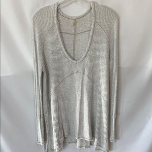 Free People thermal long sleeve tunic